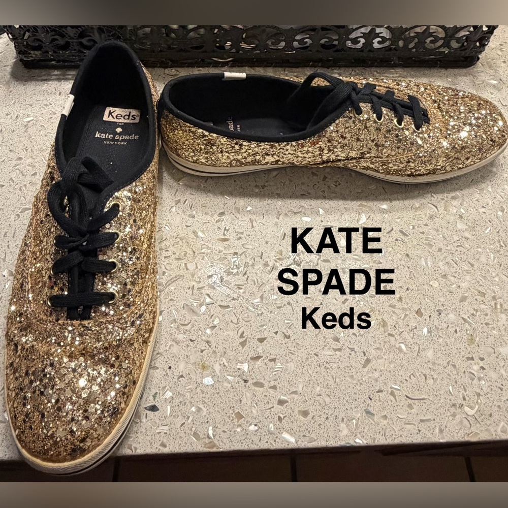 Keds/Kate Spade Shoes Gold 8.5